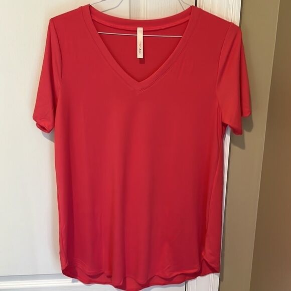 New E.C. Super soft pink shirt sleeve top - Picture 1 of 4